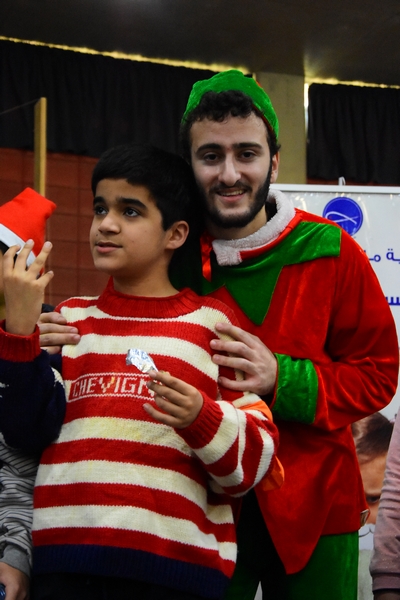 Saint Vincent de paul celebrating Christmas at Jesus & Mary school